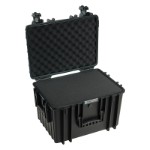 OUTDOOR kuffert i sort med skum polstring 430x300x300 mm Volume: 37,9 L Model: 5500/B/SI